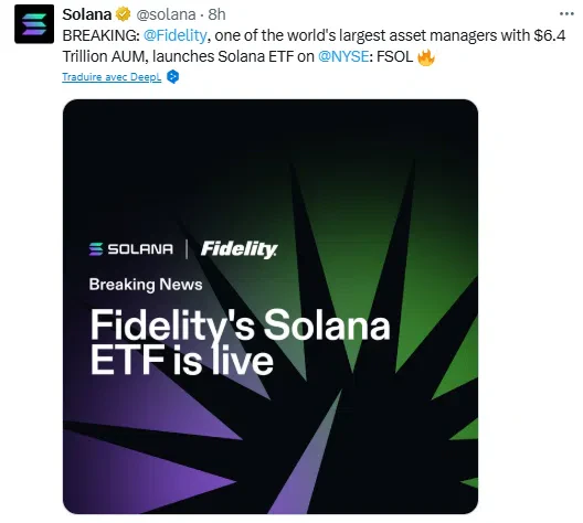 Fidelity SOL Fund