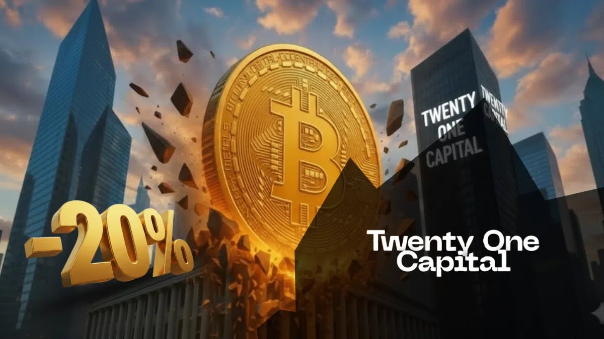 Twenty One Capital chute de 20 % pour son premier jour de cotation malgré ses 43 500 BTC