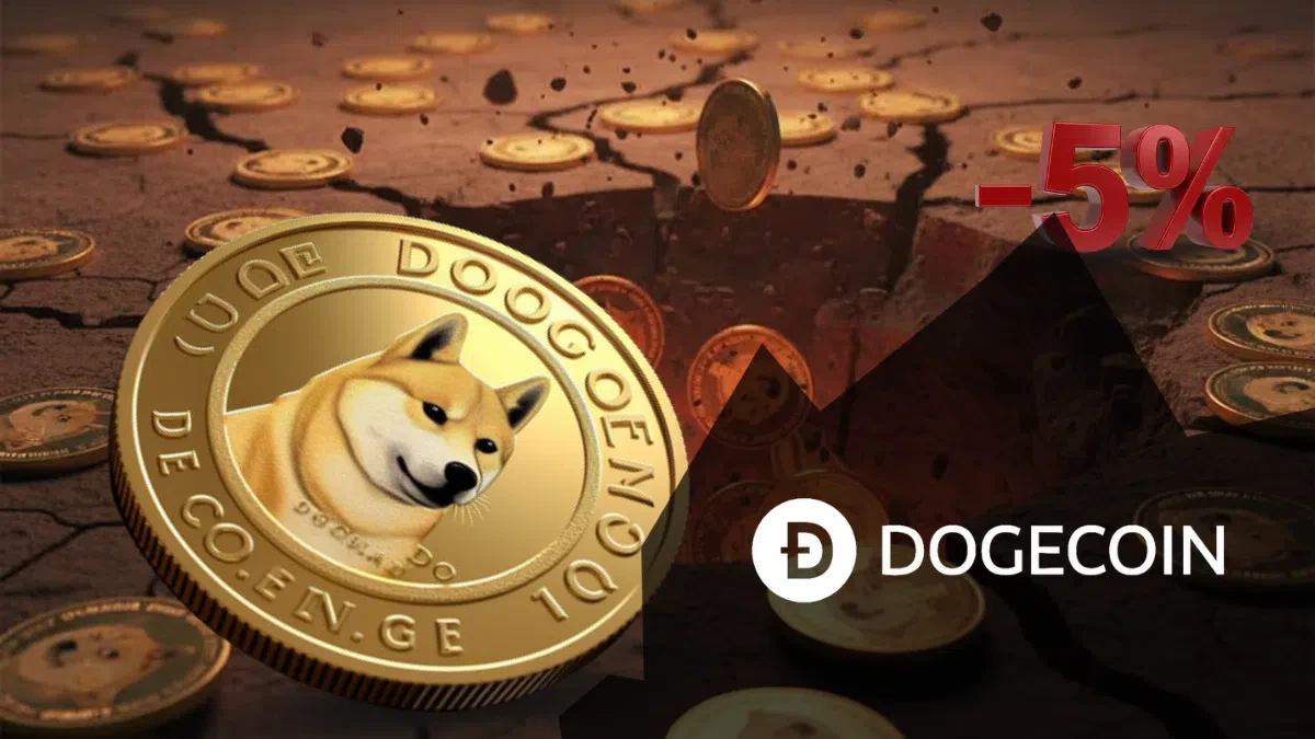 Dogecoin a enregistré une baisse de 5 %
