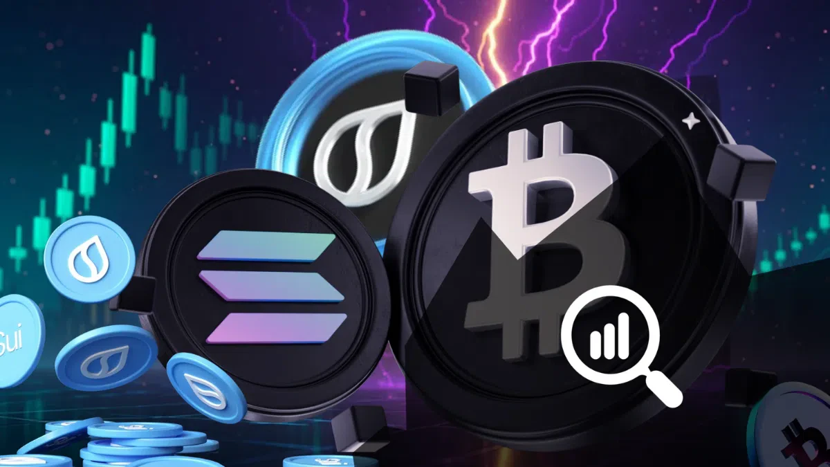 Sui, Solana et Bitcoin janvier 2026